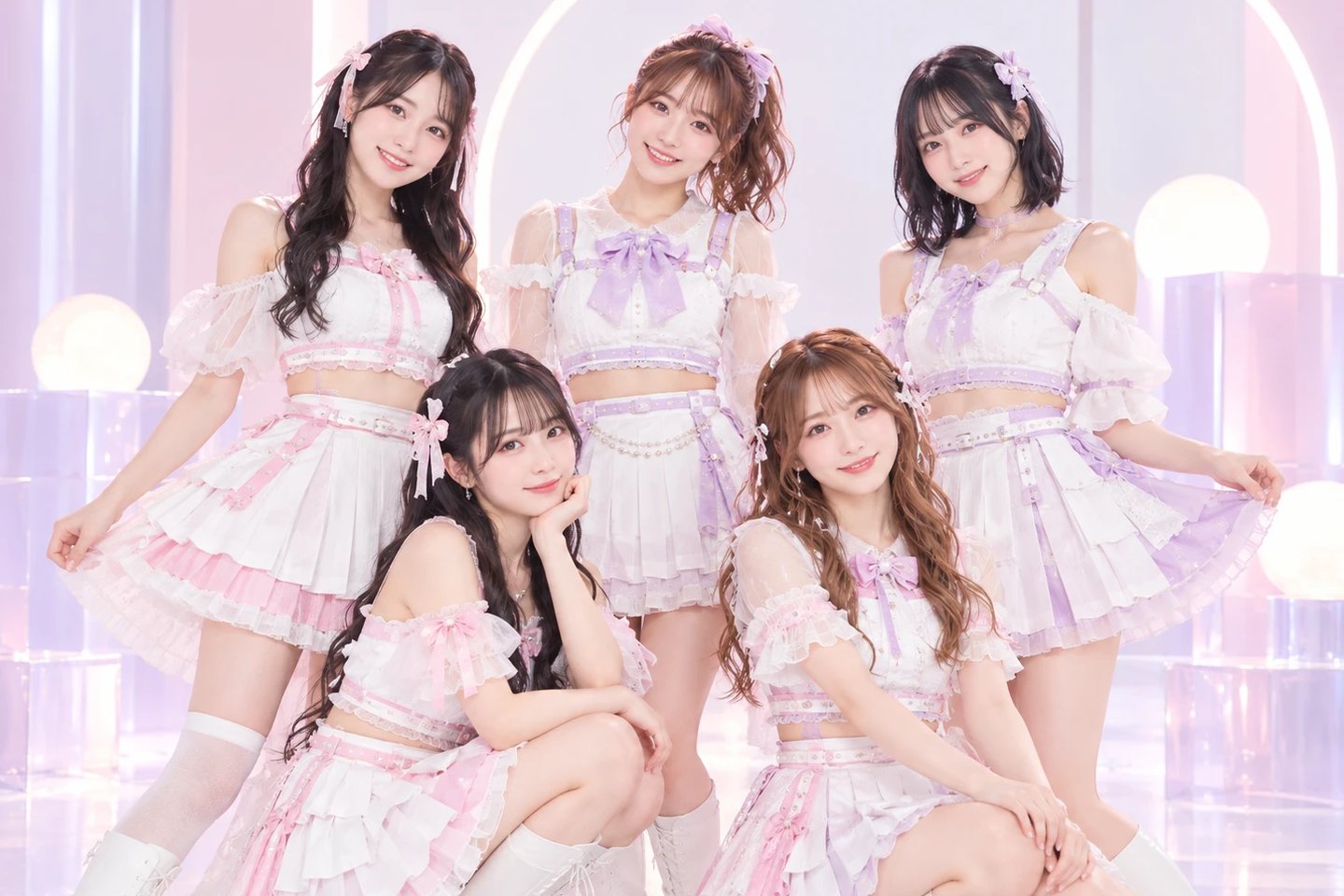 （見本）地方発アイドル 追加メンバーのメインビジュアル
