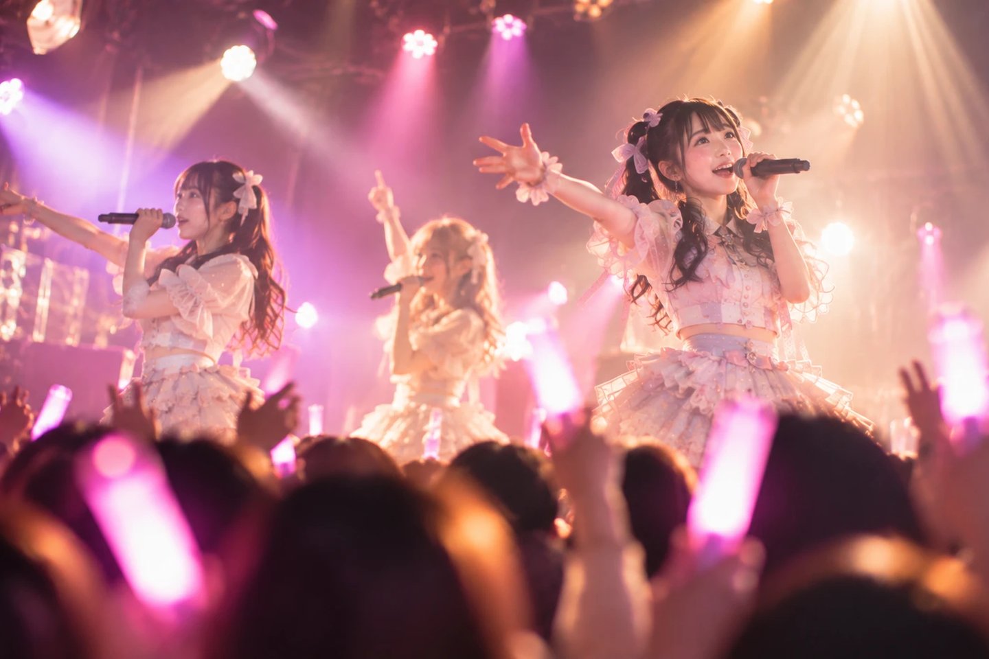 （見本）遠征多めのライブアイドルのメインビジュアル